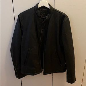 Black Faux leather jacket from UNIQLO sz M